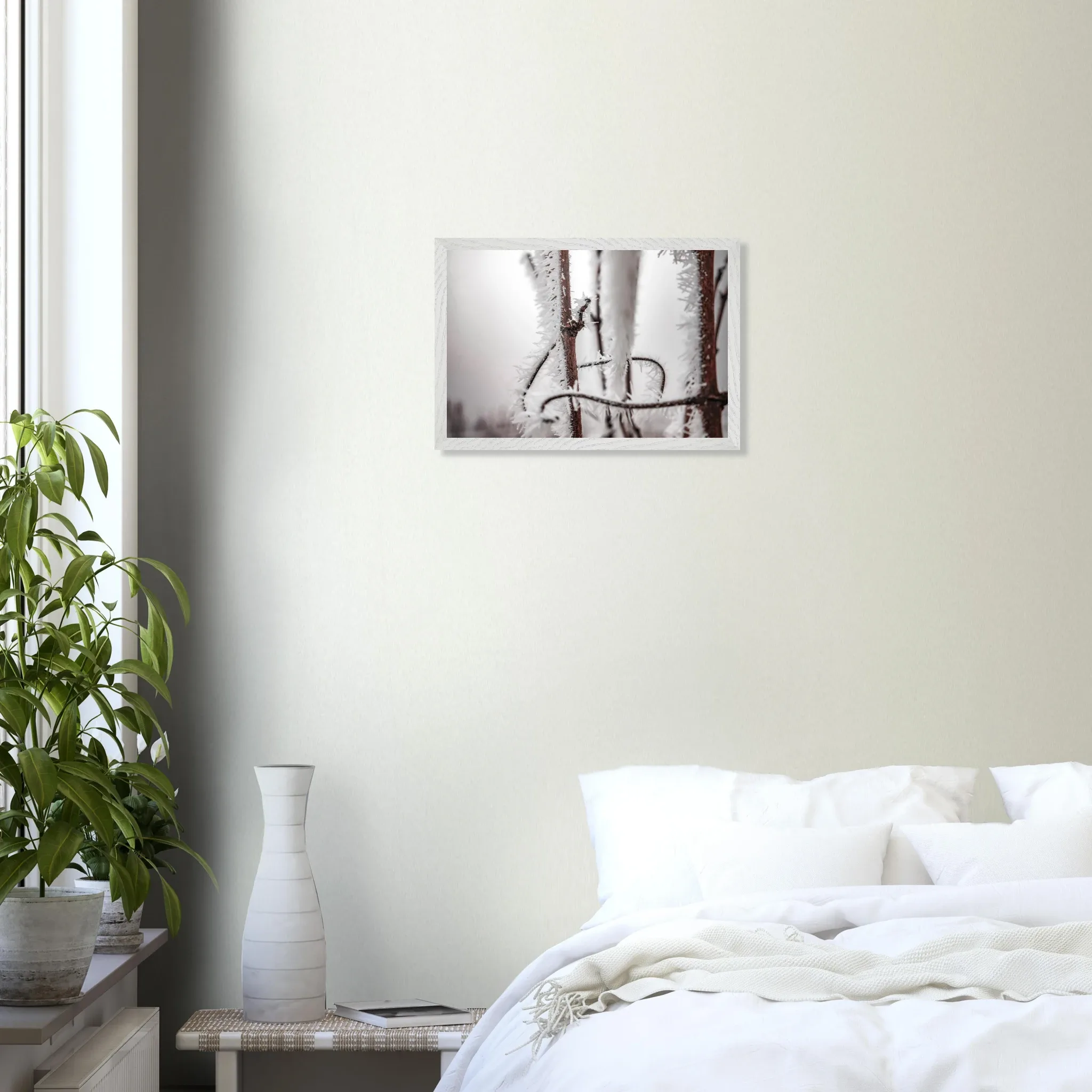 Les vents de l’hiver – Photographie de la vigne gelé – Art déco Photo d\'art déco d\'artiste auteur encadré en bois premium chêne frêne papier épais premium FSC Les vents de l’hiver – Photographie de la vigne gelé – Art déco Photo d\'art déco d\'artiste auteur encadré en bois premium chêne frêne papier épais premium FSC