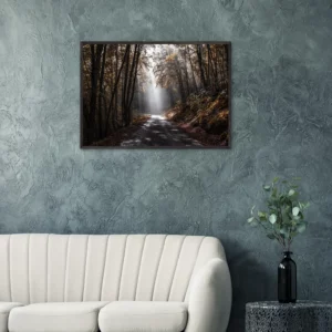 « Porteuse d&rsquo;espoir » – Photographie premium 1 seul exemplaire – Pièce unique Photo d\'art déco d\'artiste auteur encadré en bois premium chêne frêne papier épais premium FSC