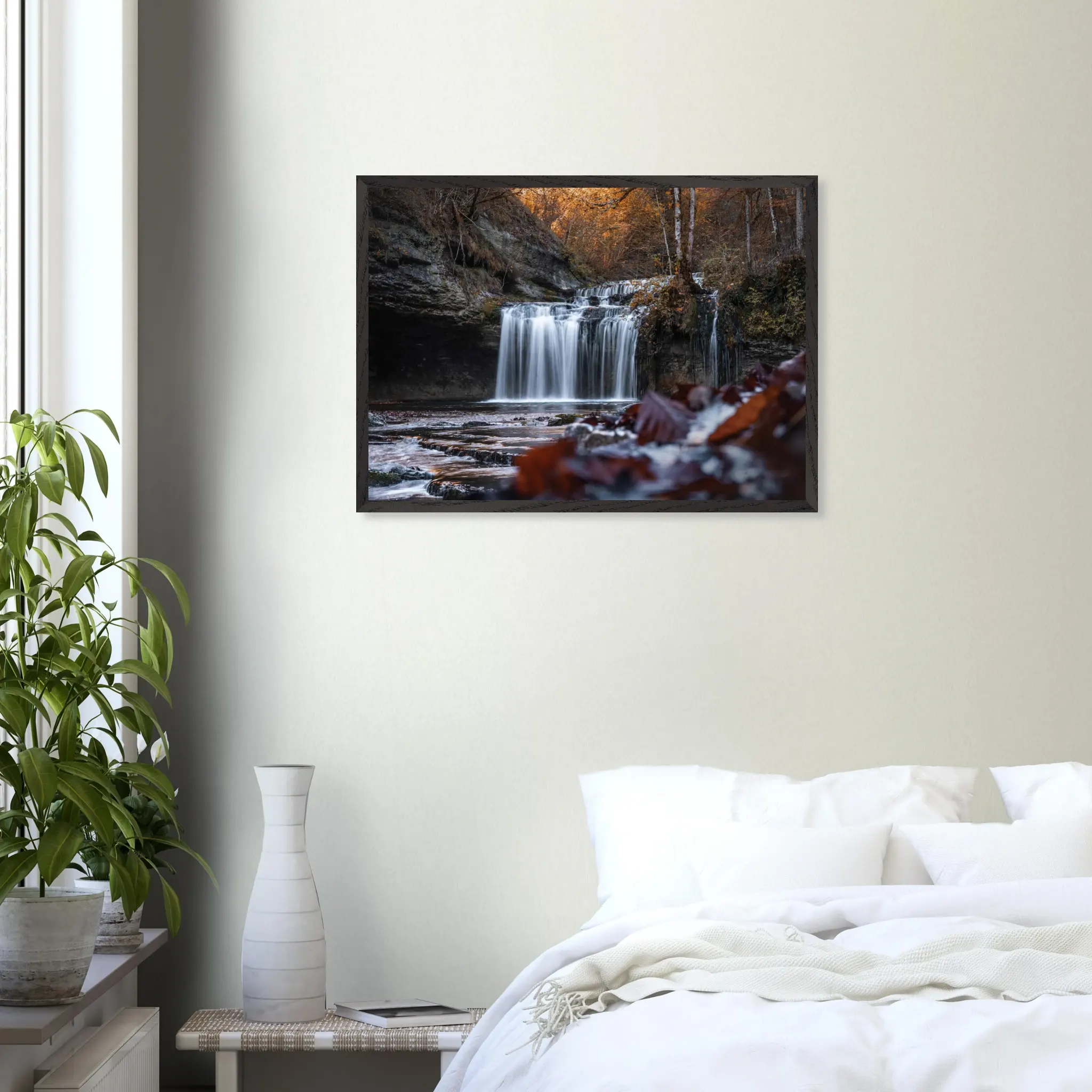 « Aux chutes d’automne » – Photographies en éditions limitées Photo d\'art déco d\'artiste auteur encadré en bois premium chêne frêne papier épais premium FSC « Aux chutes d’automne » – Photographies en éditions limitées Photo d\'art déco d\'artiste auteur encadré en bois premium chêne frêne papier épais premium FSC